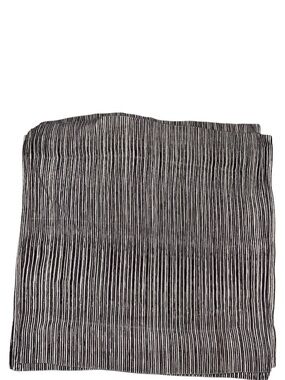 Pehr gray Indian block print stripes set 10 cotton placemats